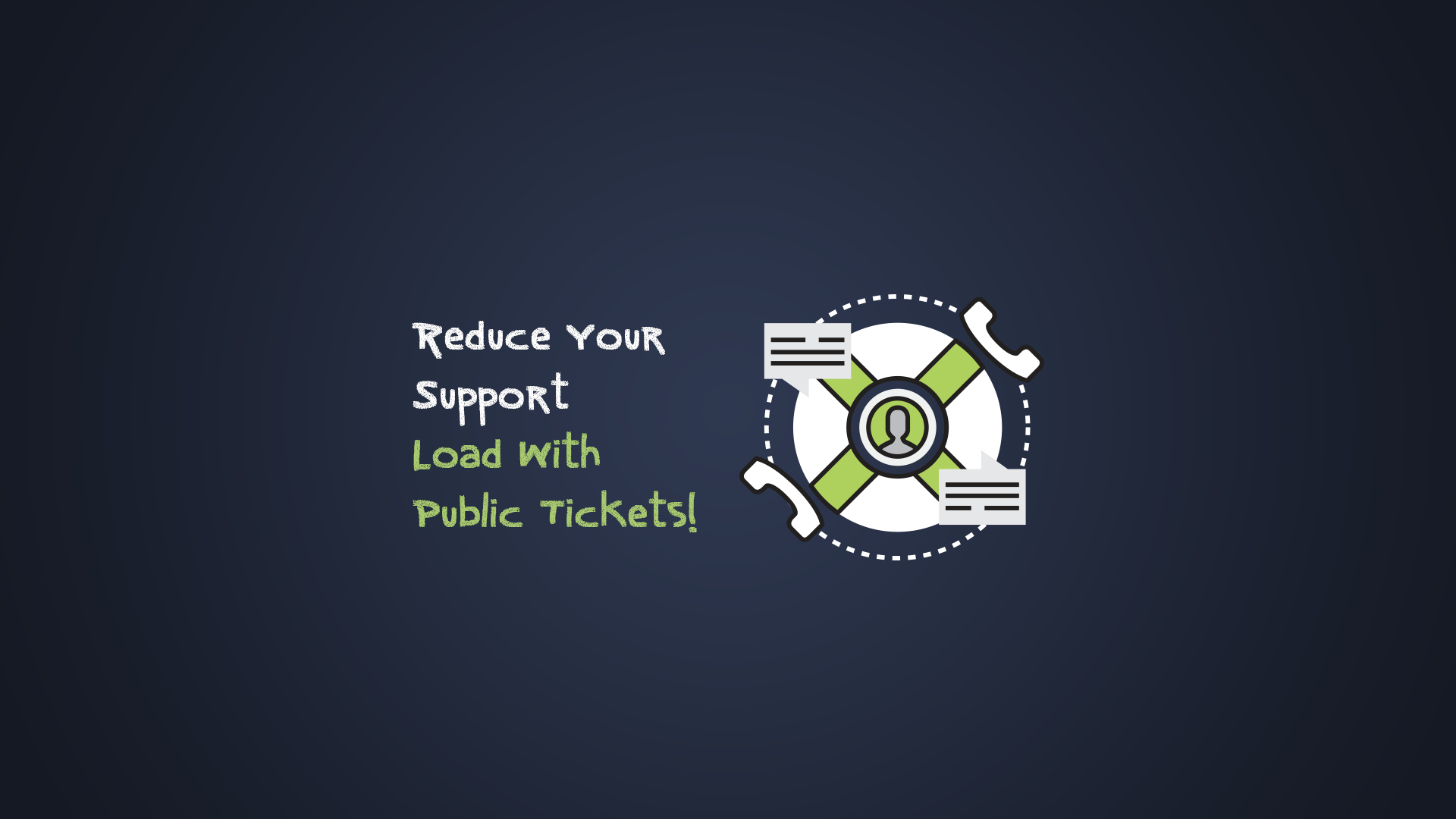 Reduce Your Support Load With Public Tickets