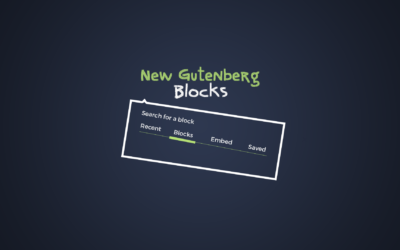 New Gutenberg Blocks