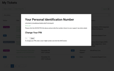 Amp Up Your Users Account Security With PINS