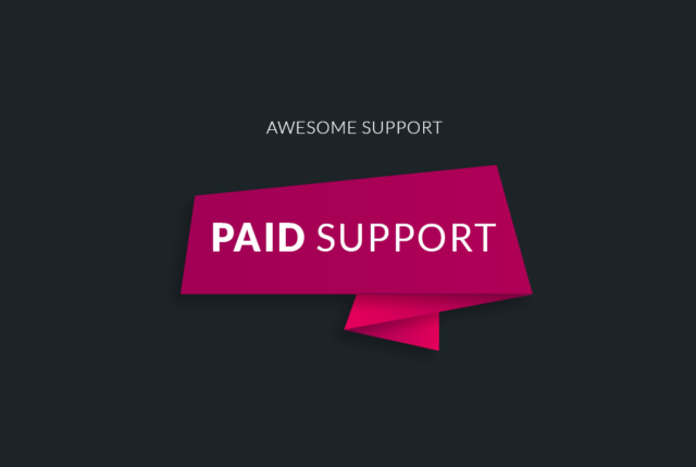 Paid Support add-on