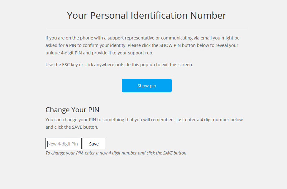 Pins Personal Identification Numbers For Awesome Support